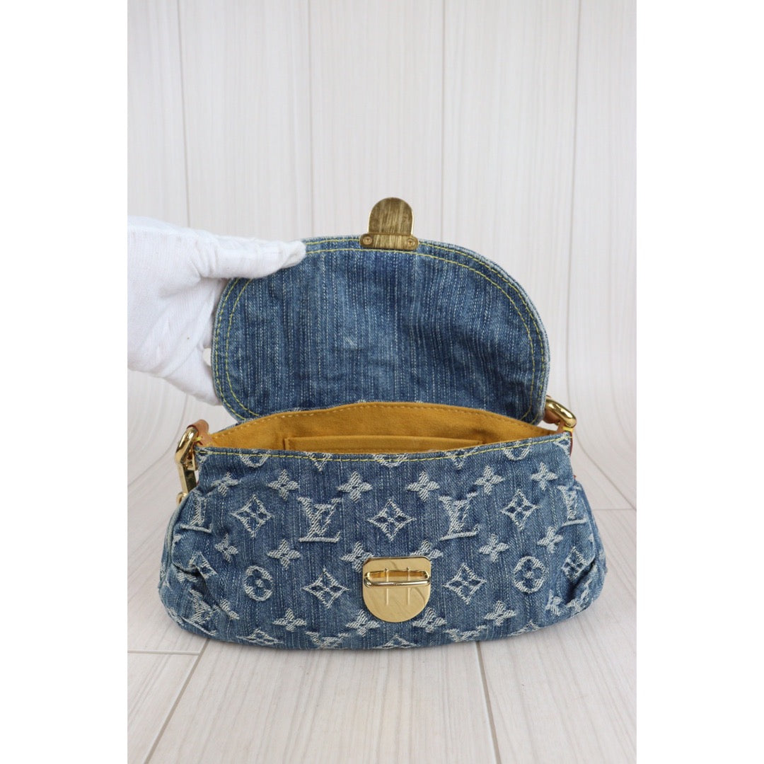 Rank A ｜ LV Denim Mini Pleated Shoulder Bag ｜V23062346 – BRAND GET