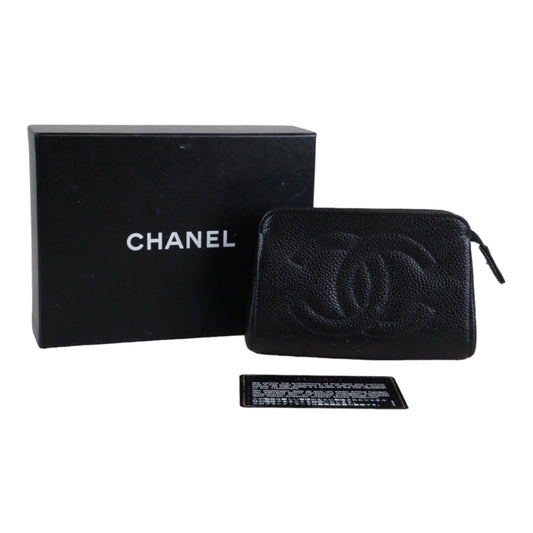 Rank AB ｜Chanel Caviar Skin Pouch｜V23070711