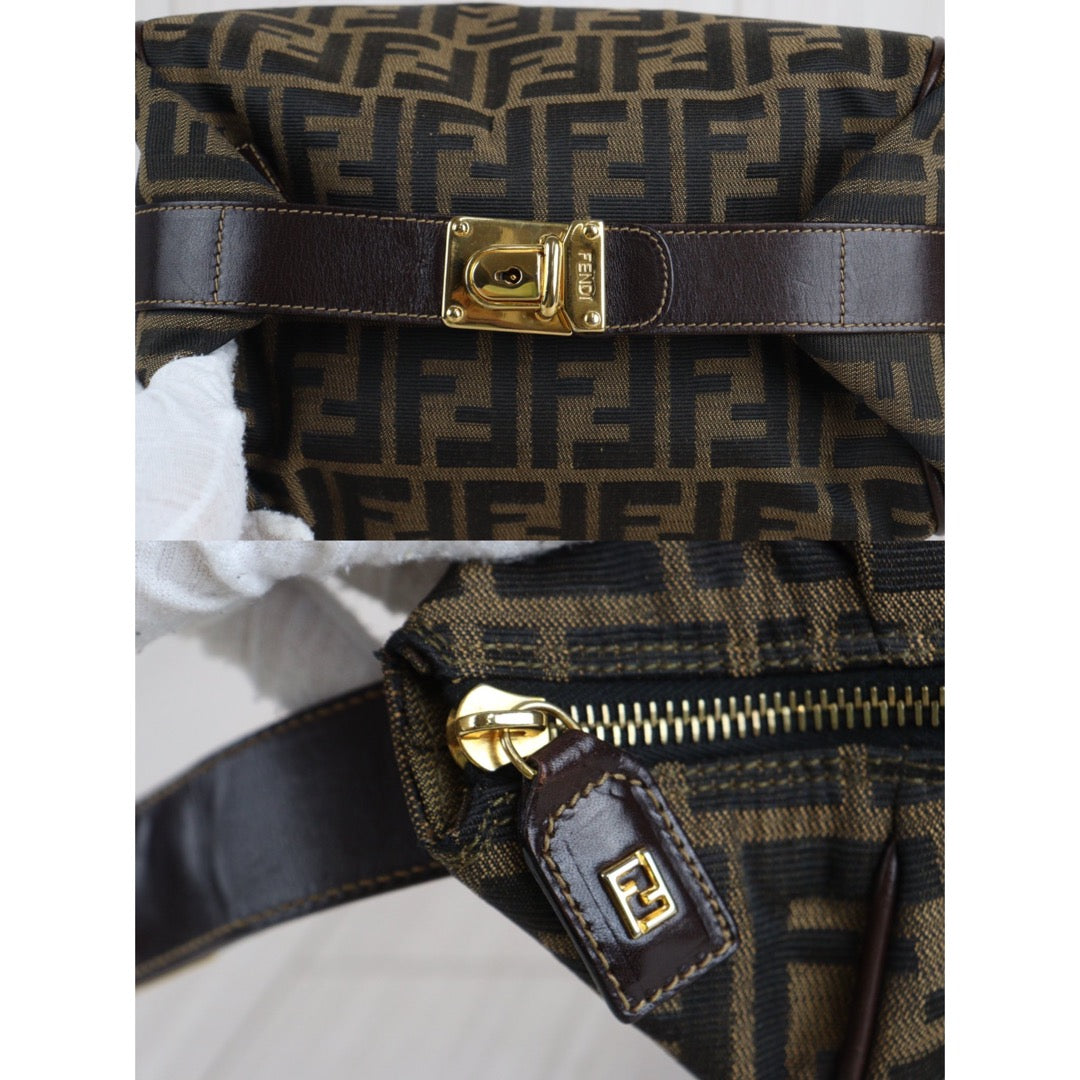 Rank A ｜ FENDI Zucca Handbag ｜23070712