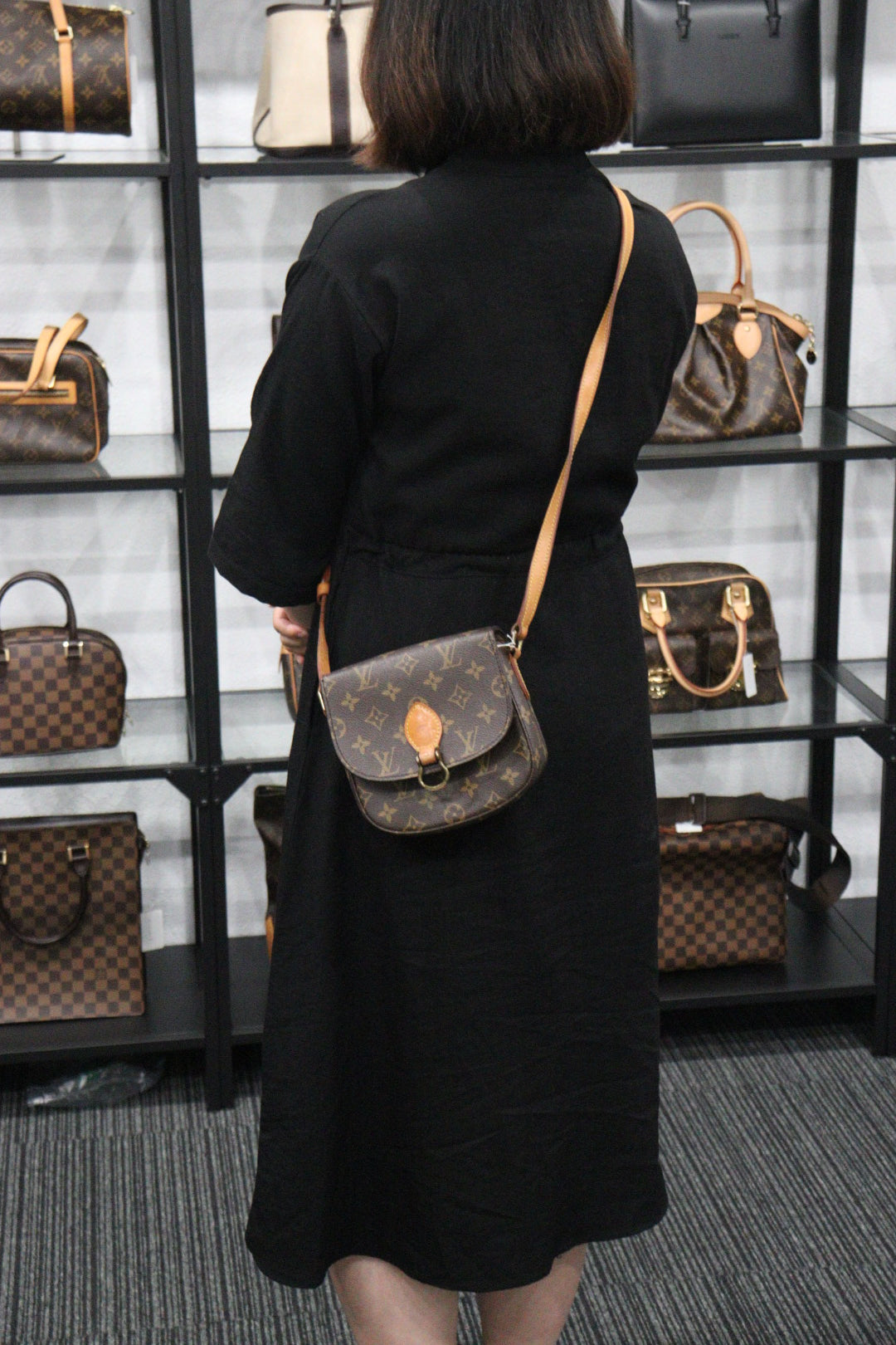 Rank AB ｜ LV Monogram Saint Cloud PM Shoulder Bag ｜23061802