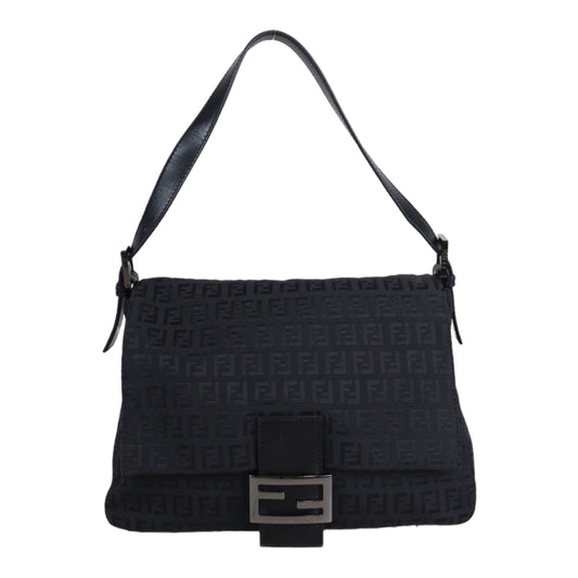 Rank A｜ FENDI Baguette Shoulder Bag Black ｜V23062957