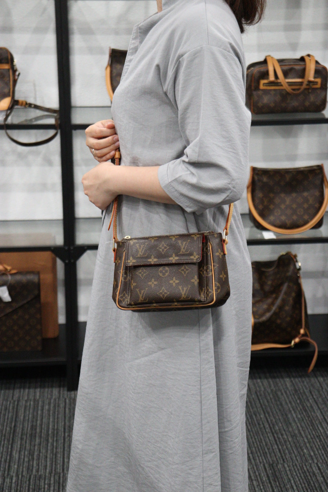 Rank AB ｜ LV Monogram Viva cite PM Shoulder Bag ｜23090402