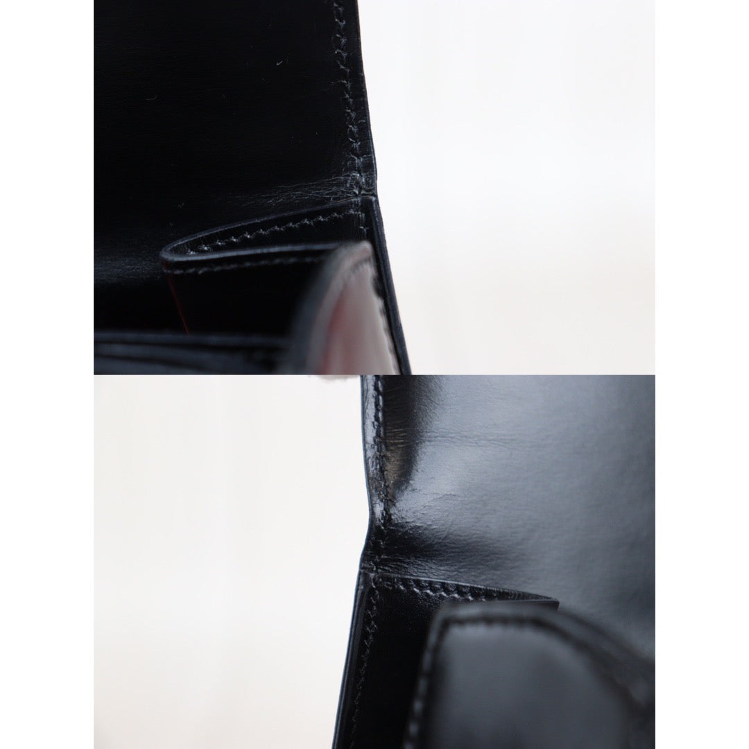 Rank A ｜ CELINE Calf Leather Shoulder Bag Black｜V23062972