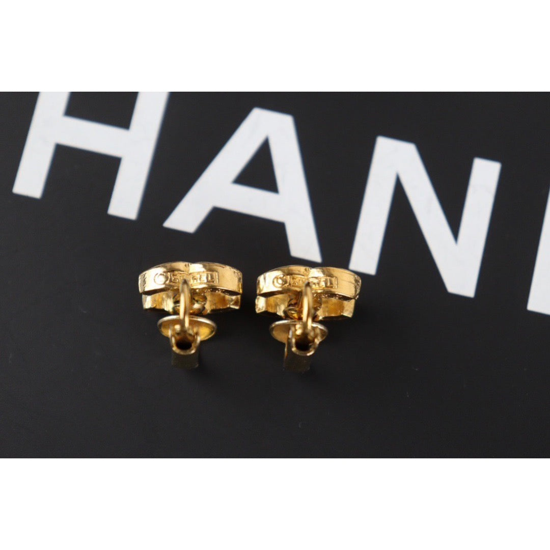 Rank A ｜CHANEL COCO Earrings 18k Gold Plated ｜V23072716