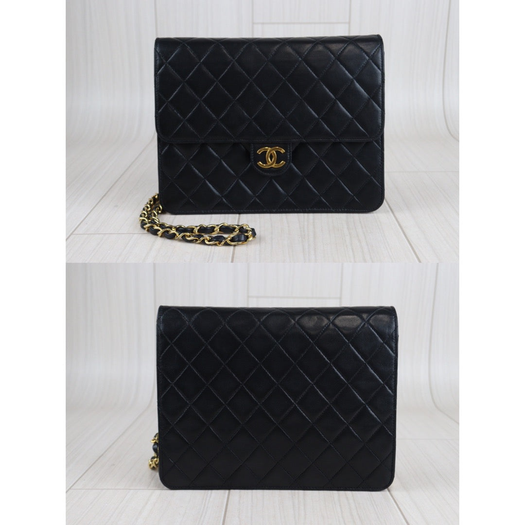 Rank AB ｜ CHANEL Matrasse Lamb Leather Shoulder Bag 22｜V23071421