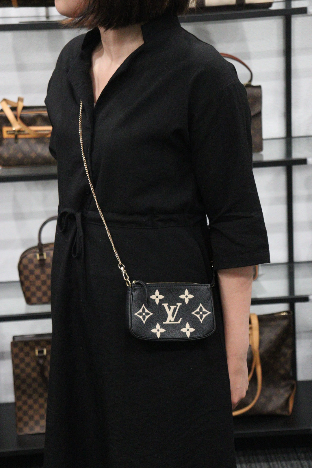 Rank S ｜ LV Monogram Calf LeatherMini Pochette Accessoir ｜V23061705