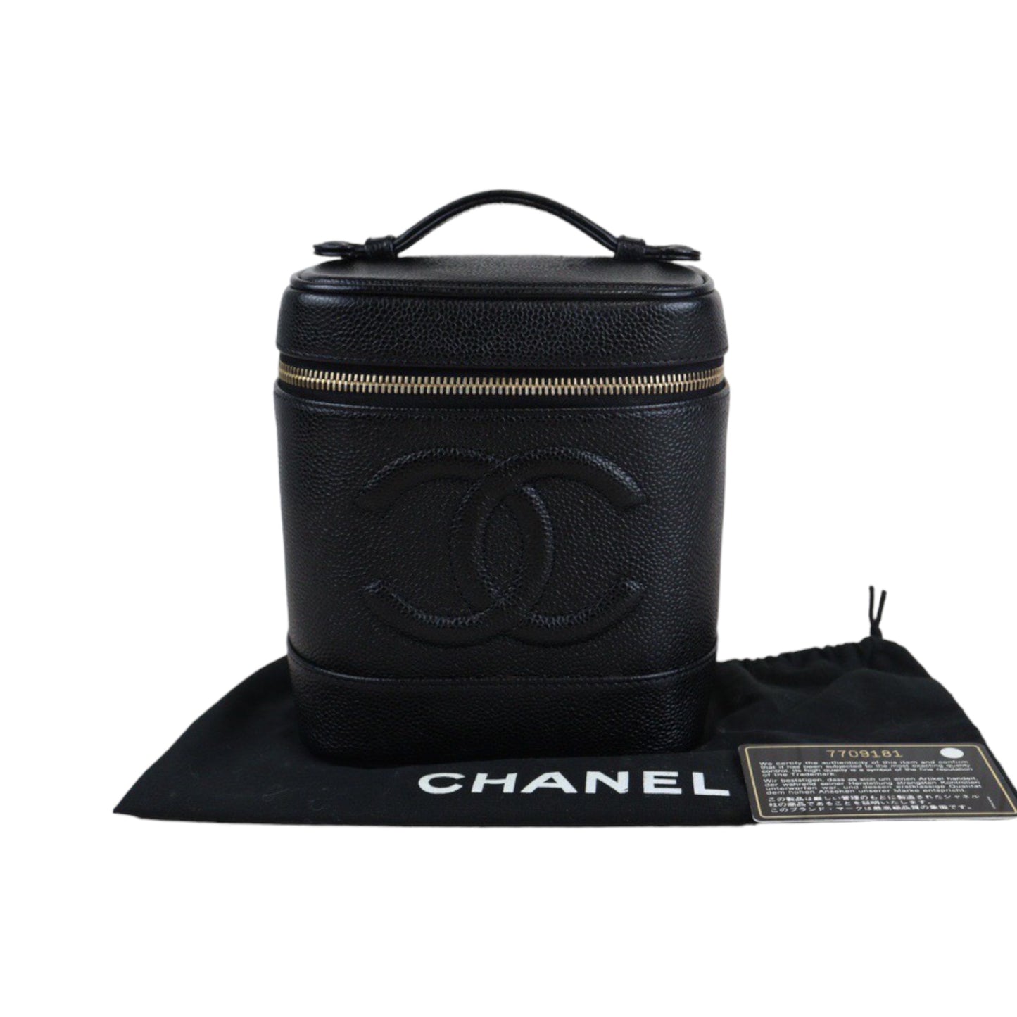 Rank A ｜ CHANEL Caviar Skin Vanity Handbag ｜23061814