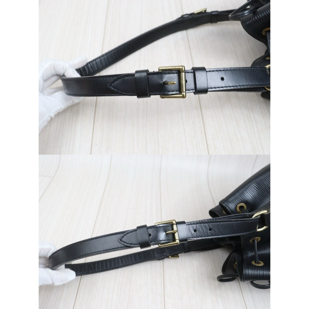 Include Entrupy Certificate of Authenticity｜Good ( Rank AB)｜Louis Vuitton Epi Noe Bucket Shoulder Bag Black｜26102606