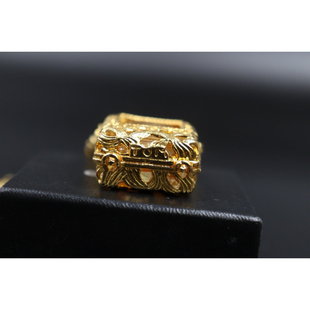 Include Authentic Detective Certificate of Authenticity｜Very Good ( Rank A) ｜ CHANEL Vintage Coco Perfume Bottle Case Necklace｜26102602