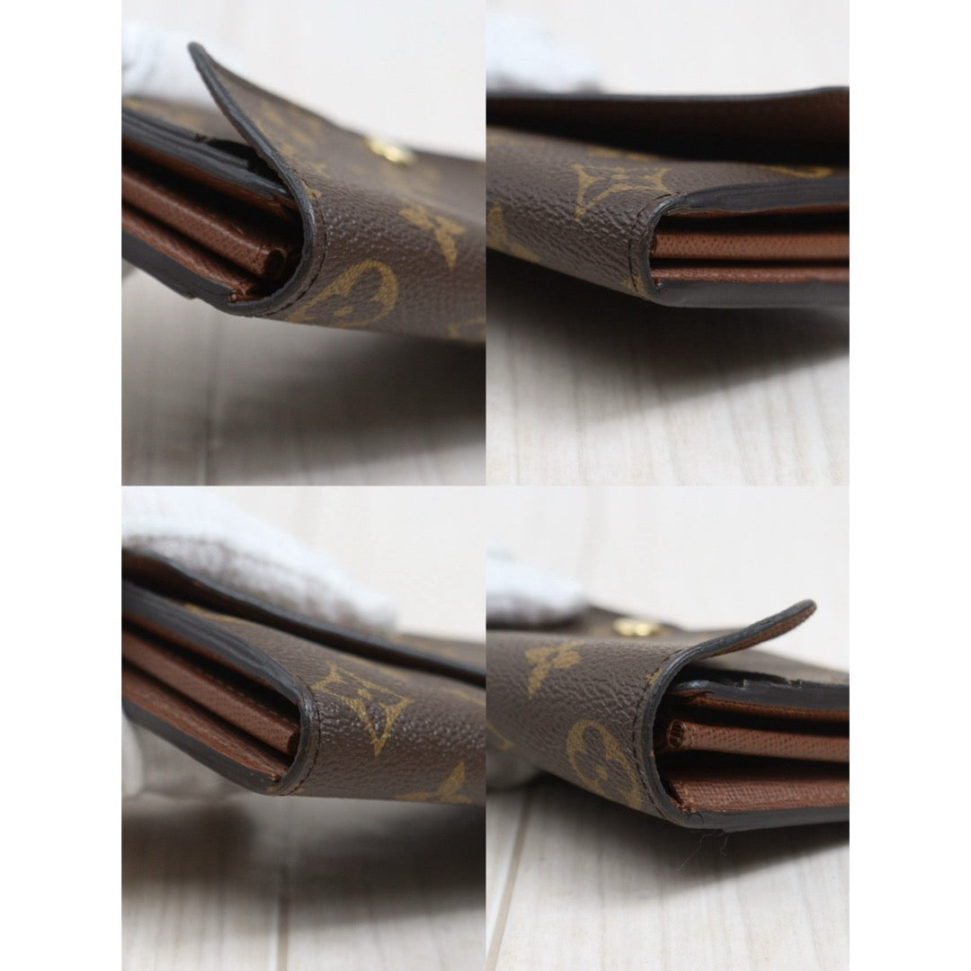 Include Entrupy Certificate of Authenticity｜Good ( Rank AB)｜ Louis Vuitton Monogram Emilie Long Wallet  IC Chips Model｜26102601
