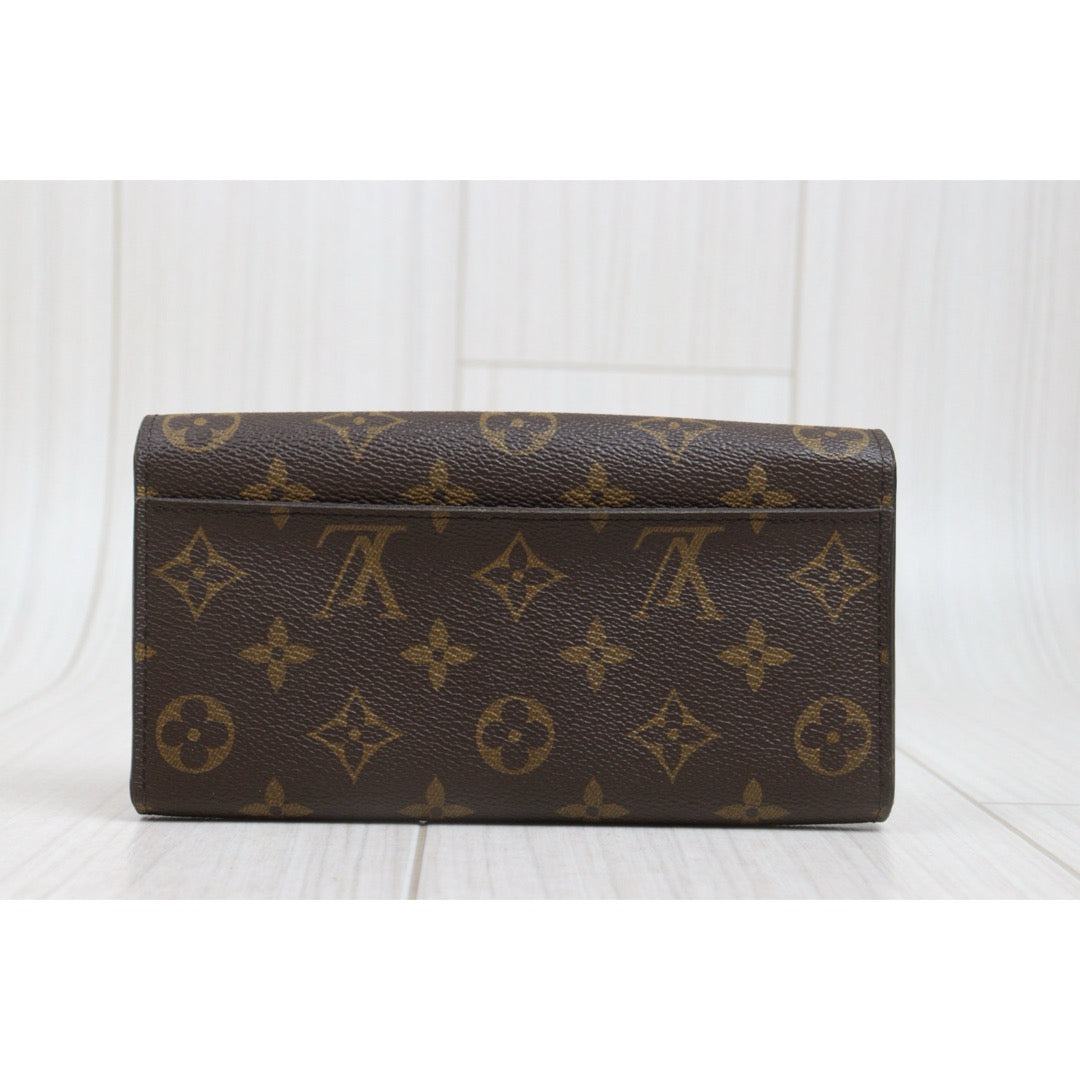 Include Entrupy Certificate of Authenticity｜Good ( Rank AB)｜ Louis Vuitton Monogram Emilie Long Wallet  IC Chips Model｜26102601