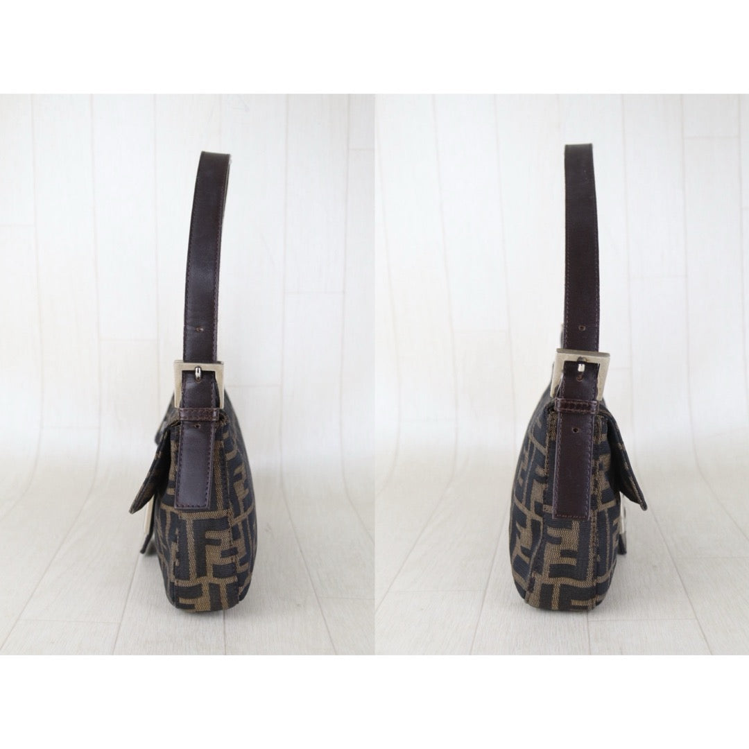 Include Entrupy Certificate of Authenticity｜Good ( Rank AB)｜ FENDI Mamma Baguette Shoulder Bag ｜Z26101702