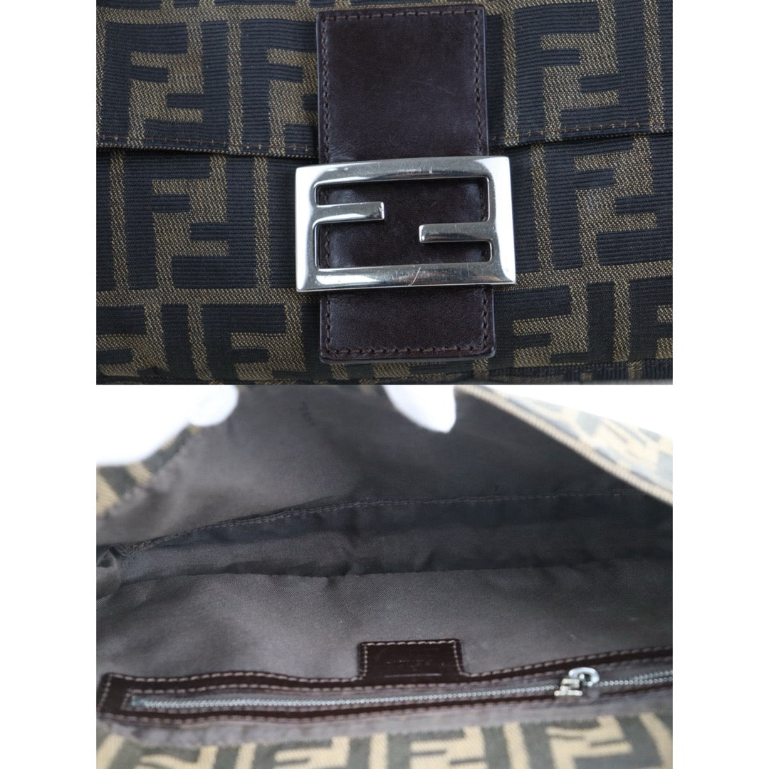 Include Entrupy Certificate of Authenticity｜Good ( Rank AB)｜ FENDI Mamma Baguette Shoulder Bag ｜Z26101702