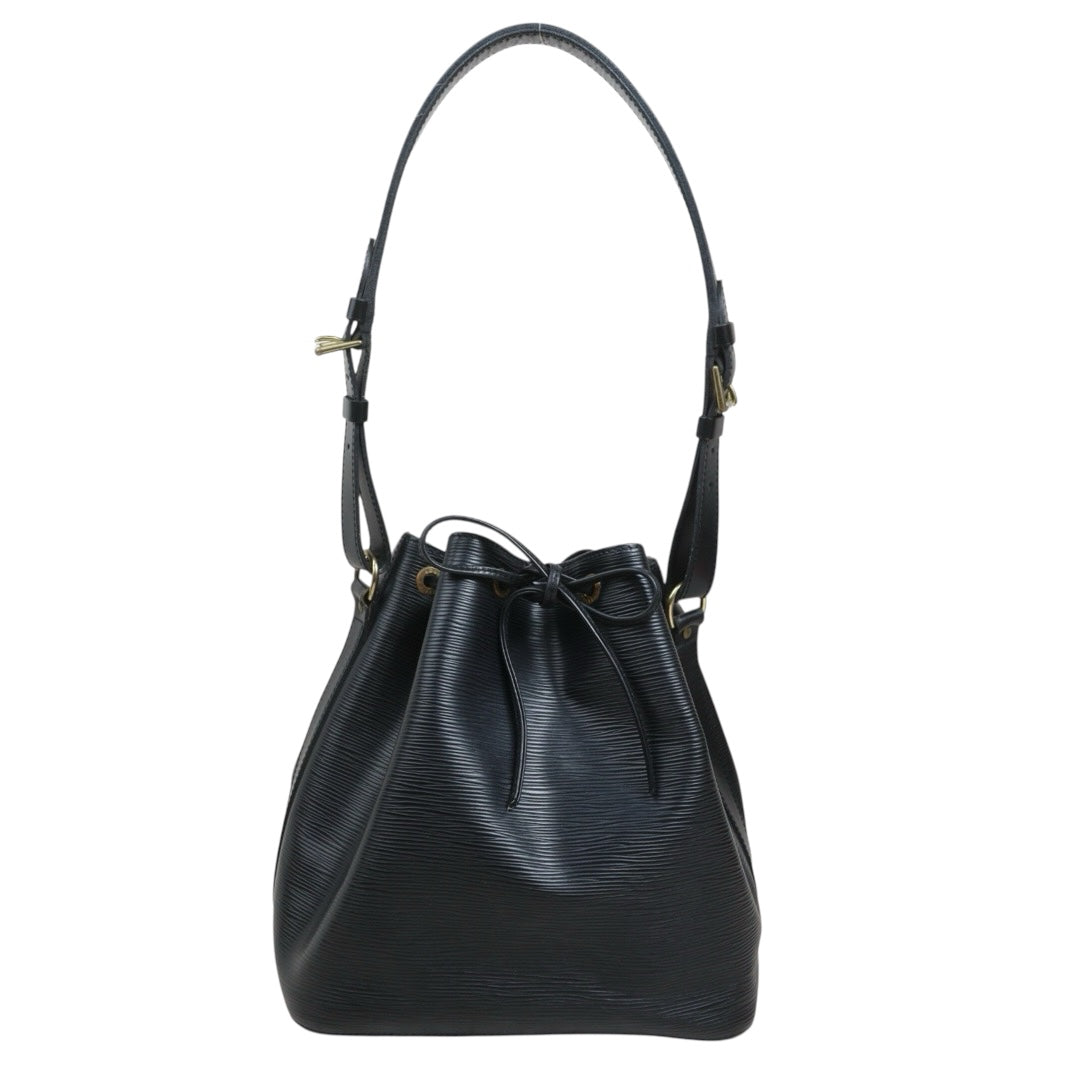 Include Entrupy Certificate of Authenticity｜Good ( Rank AB)｜Louis Vuitton Epi Noe Bucket Shoulder Bag Black｜26102606