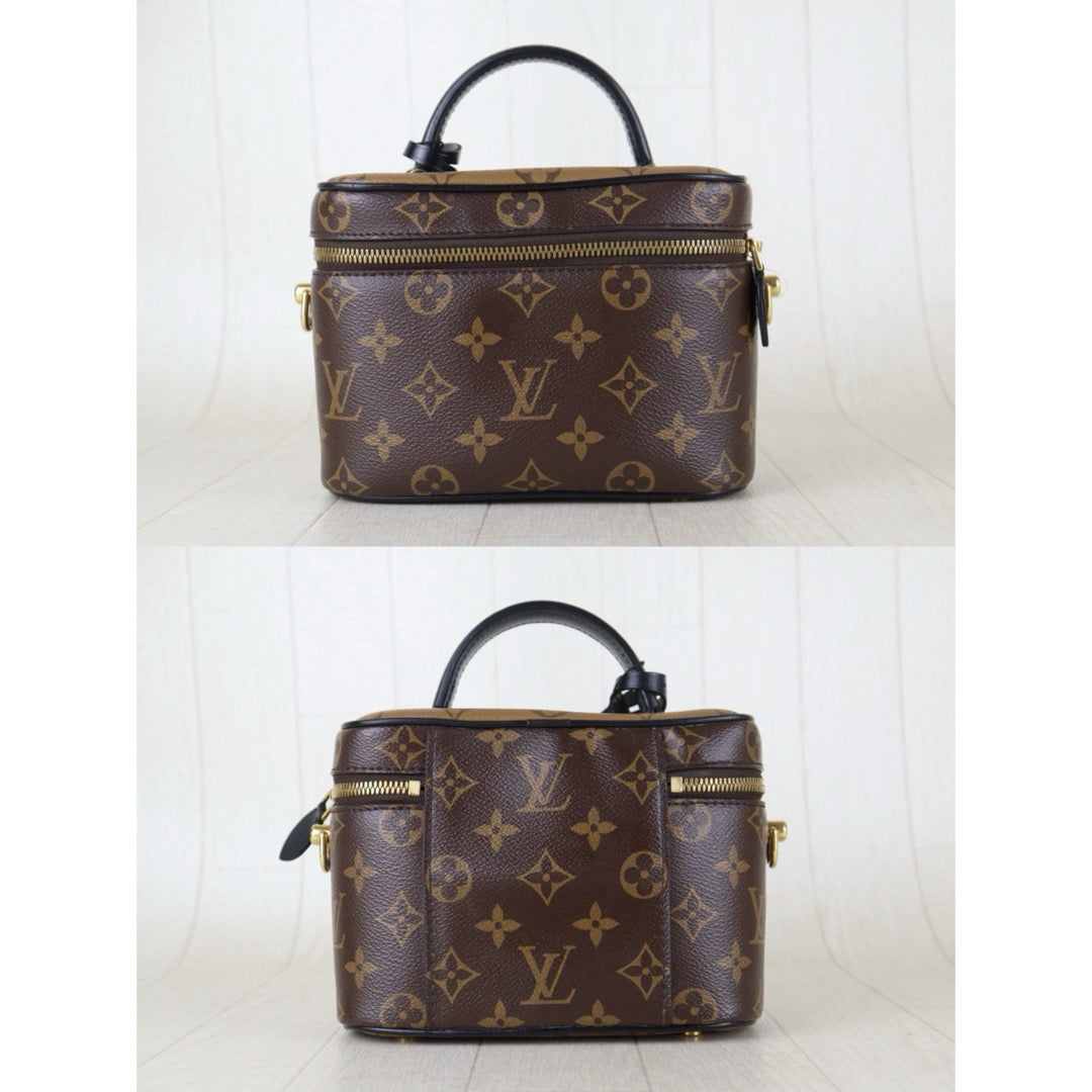 Include Entrupy Certificate of Authenticity｜Good ( Rank AB)｜ Louis Vuitton Monogram Vanity Handbag Shoulder Bag IC Chips Model｜Z26101206