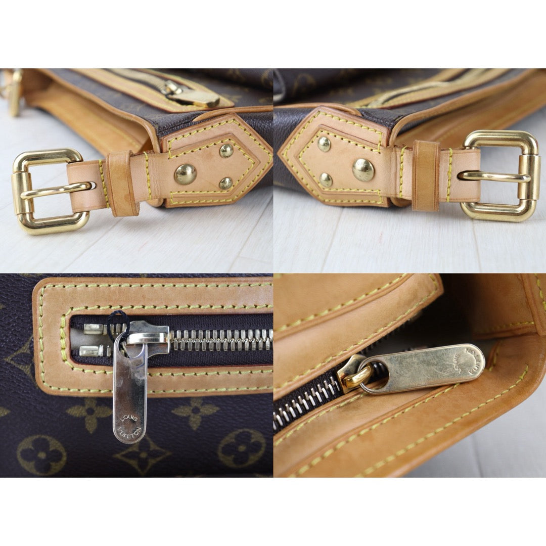 Include Entrupy Certificate of Authenticity｜Good ( Rank AB)｜ Louis Vuitton Monogram Hudson GM Shoulder Bag ｜Z26101703