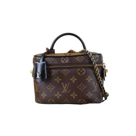 Include Entrupy Certificate of Authenticity｜Good ( Rank AB)｜ Louis Vuitton Monogram Vanity Handbag Shoulder Bag IC Chips Model｜Z26101206