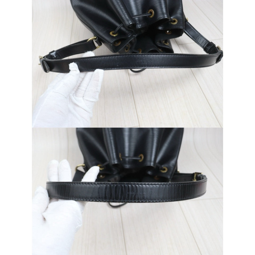 Include Entrupy Certificate of Authenticity｜Good ( Rank AB)｜Louis Vuitton Epi Noe Bucket Shoulder Bag Black｜26102606