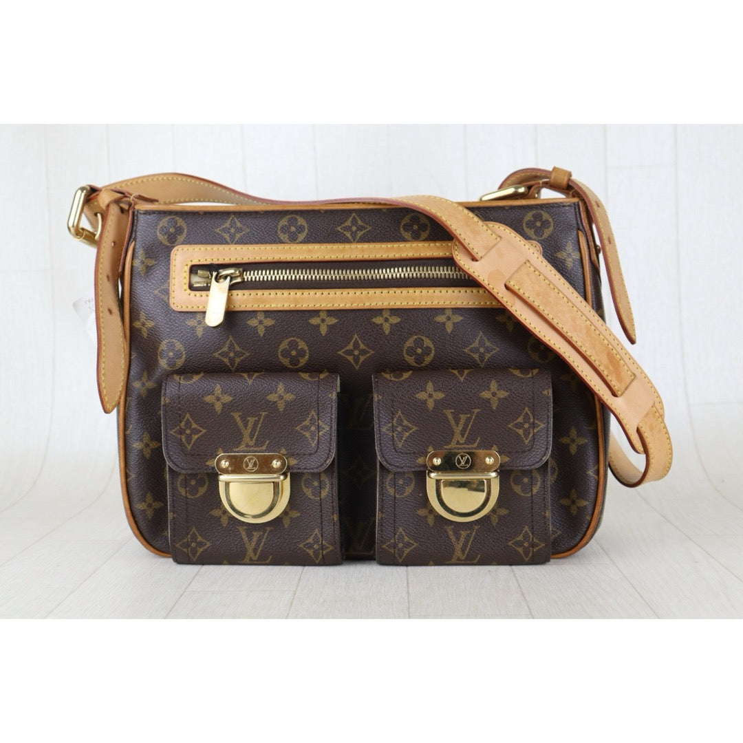 Include Entrupy Certificate of Authenticity｜Good ( Rank AB)｜ Louis Vuitton Monogram Hudson GM Shoulder Bag ｜Z26101703