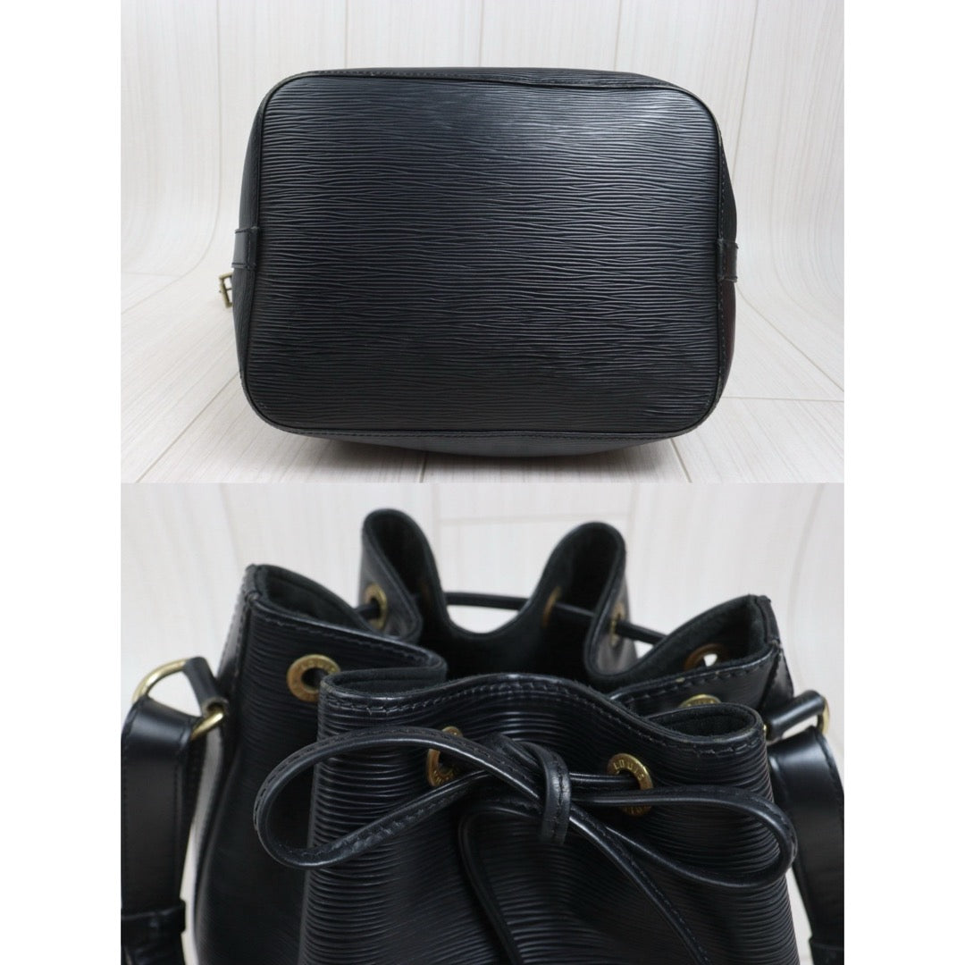 Include Entrupy Certificate of Authenticity｜Good ( Rank AB)｜Louis Vuitton Epi Noe Bucket Shoulder Bag Black｜26102606