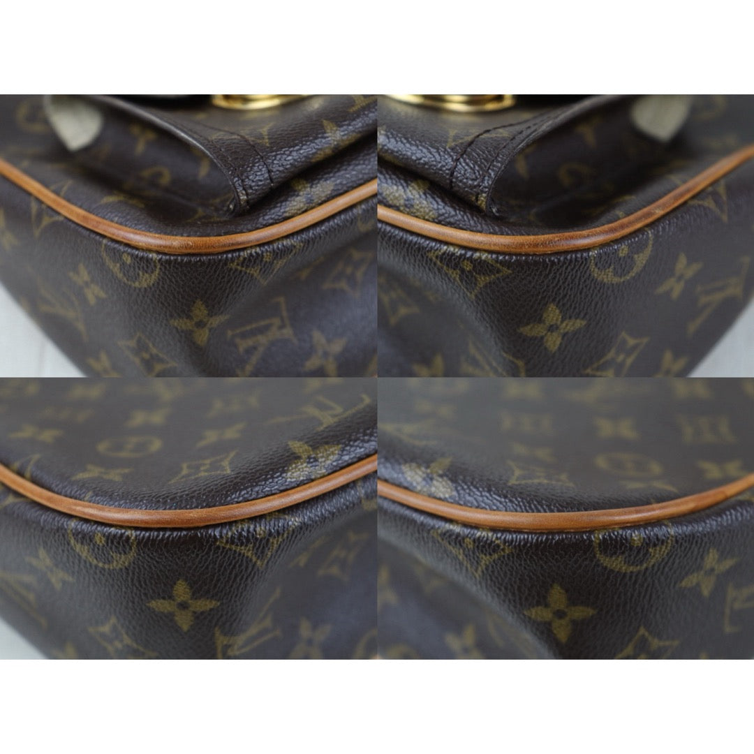 Include Entrupy Certificate of Authenticity｜Good ( Rank AB)｜ Louis Vuitton Monogram Hudson GM Shoulder Bag ｜Z26101703