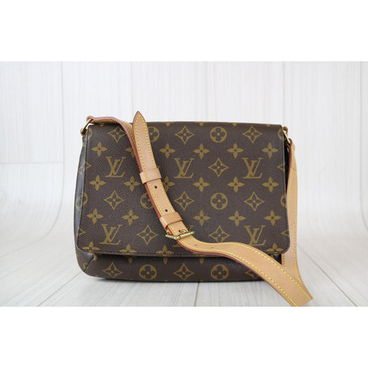 Rank A ｜ LV Monogram Musette Tango Shoulder Bag｜073112