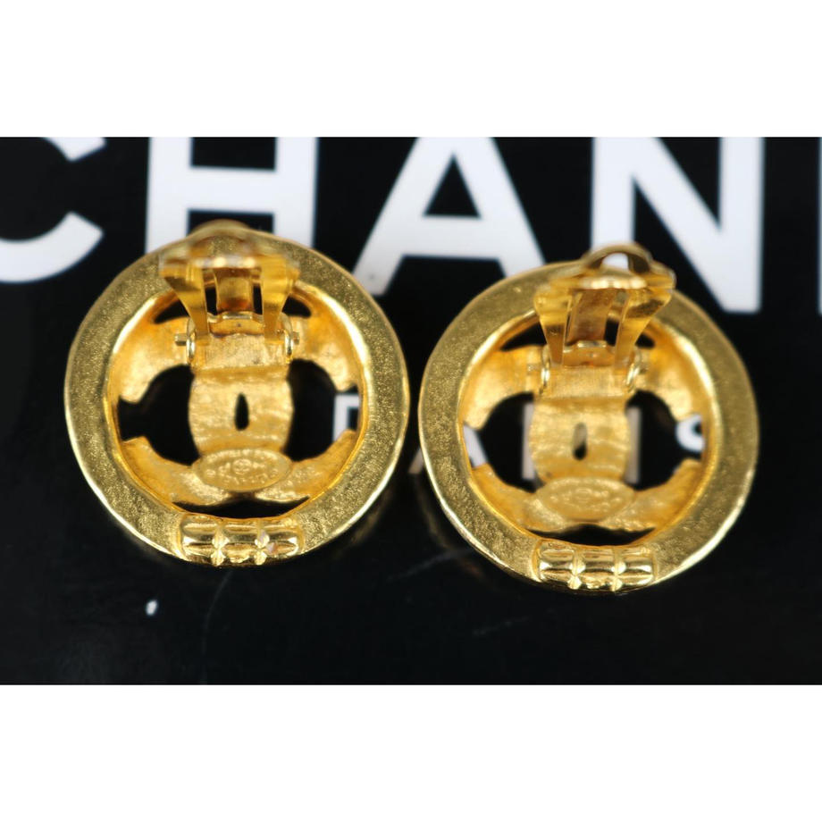 Rank A ｜CHANEL Vintage Earrings ｜082804