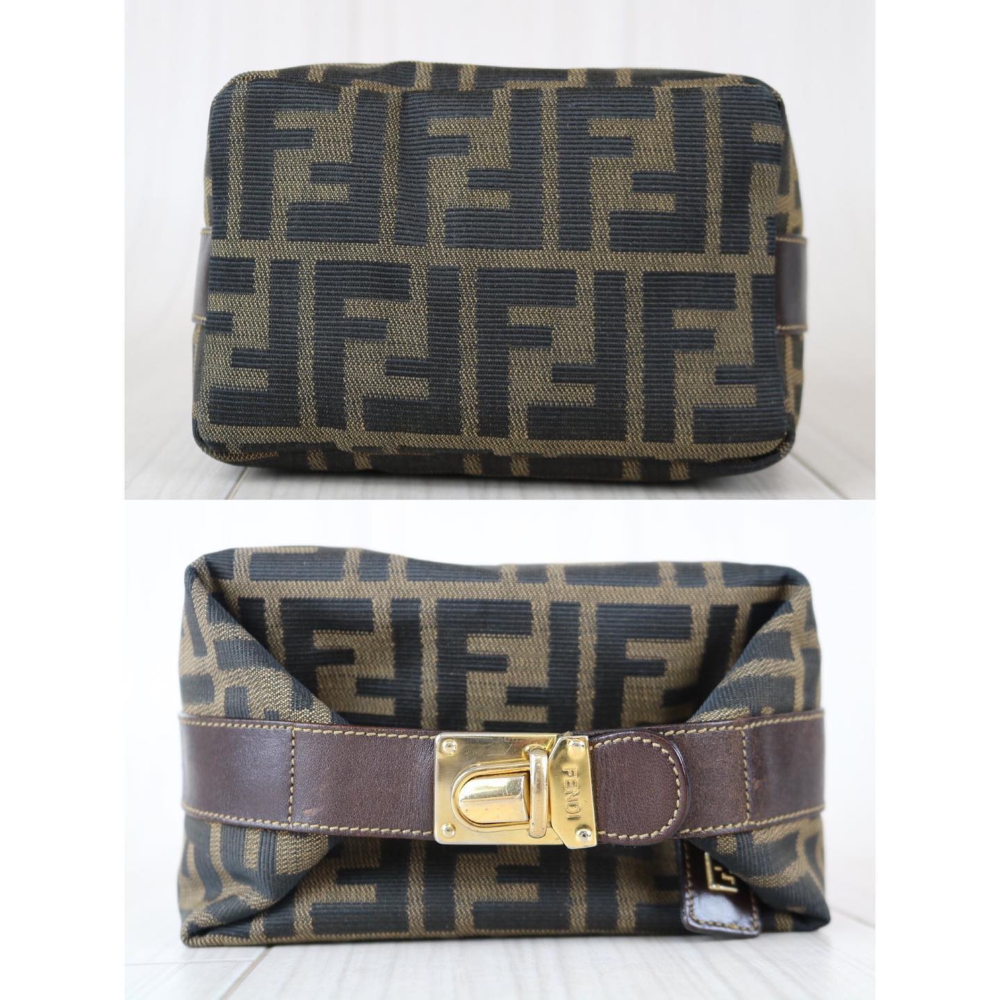 Rank A ｜ FENDI Zucca Handbag ｜080605