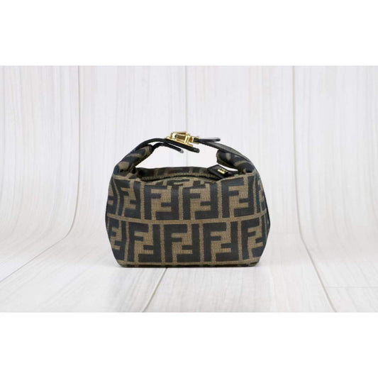 Rank AB ｜  FENDI Zucca Handbag ｜012611