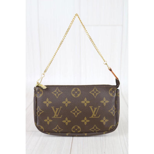 Rank A ｜ LV  Monogram Mini Pochette Accessoir  ｜082814