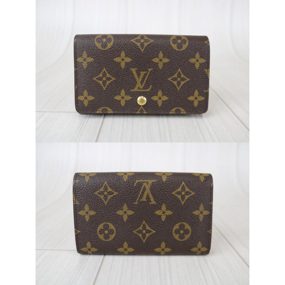 Rank A ｜    LV Monogram Porto Monevier Tresor Wallet    ｜081702