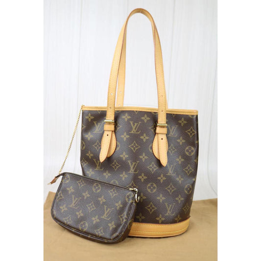 Rank A ｜     LV Monogram Petit Bucket PM Tote Bag    ｜082609