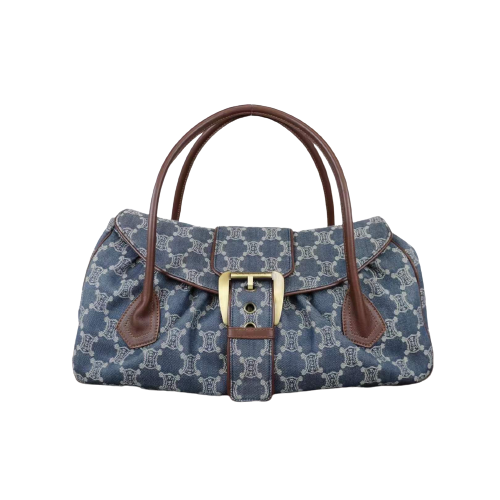 Rank AB｜Celine Macadam Denim HandBag｜031702