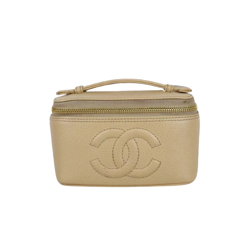 Rank A ｜ CHANEL Caviar Skin Vanity Handbag ｜082801