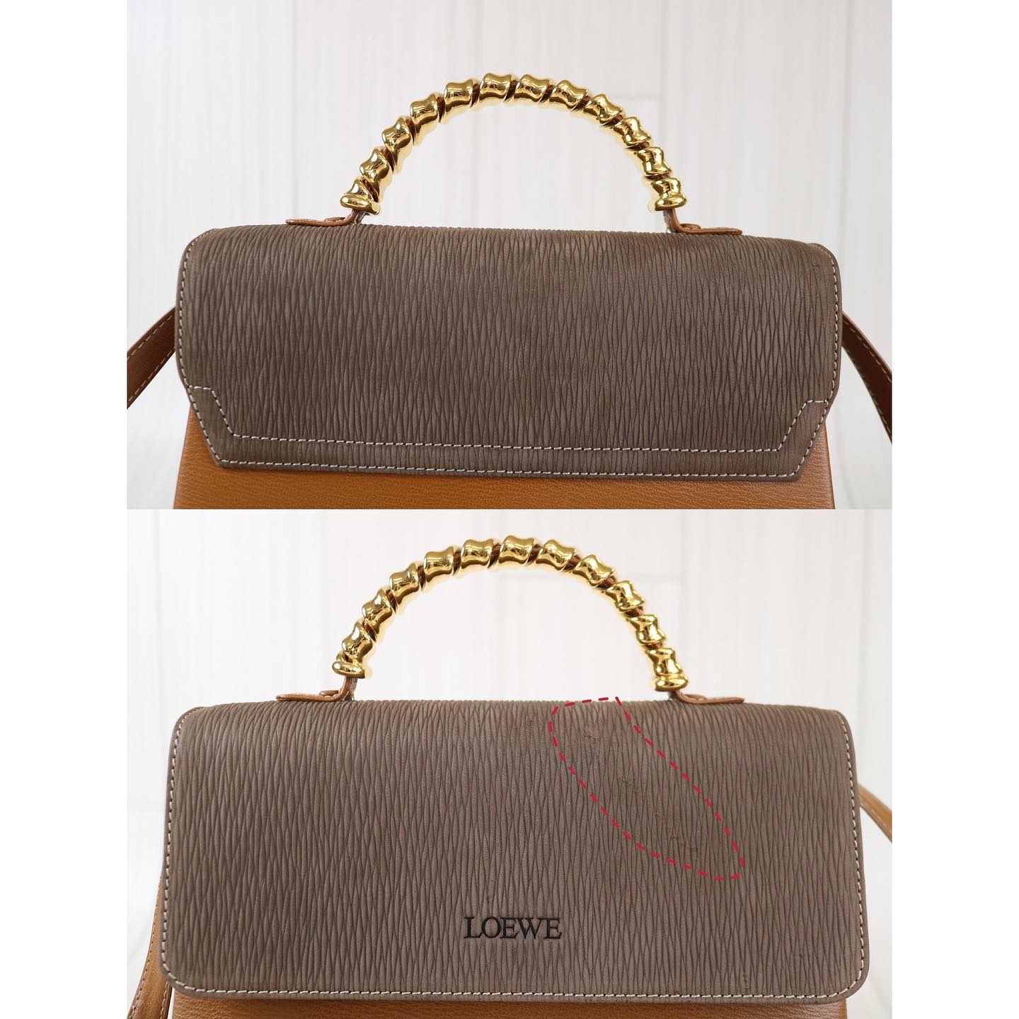 Rank A   ｜ Loewe Belasquez Twist Handbag Shoulder Bag ｜070301