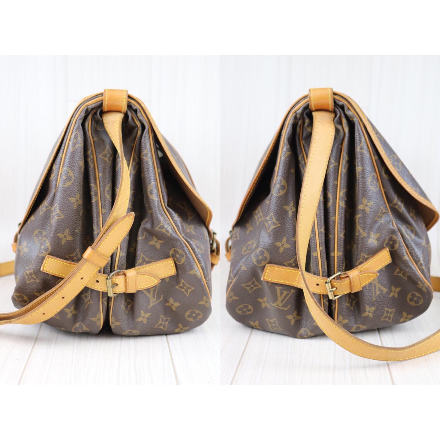 Rank AB ｜ LV Monogram Saumur 35 Shoulder Bag｜092109