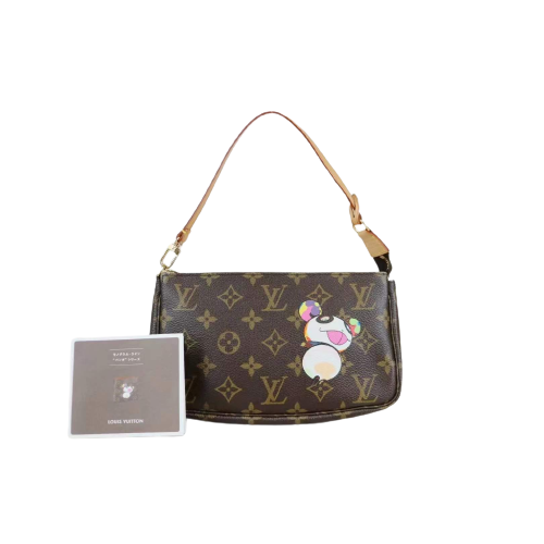 Rank A ｜ LV Takashi Murakam Panda Monogram Pochette Accessoires ｜032402