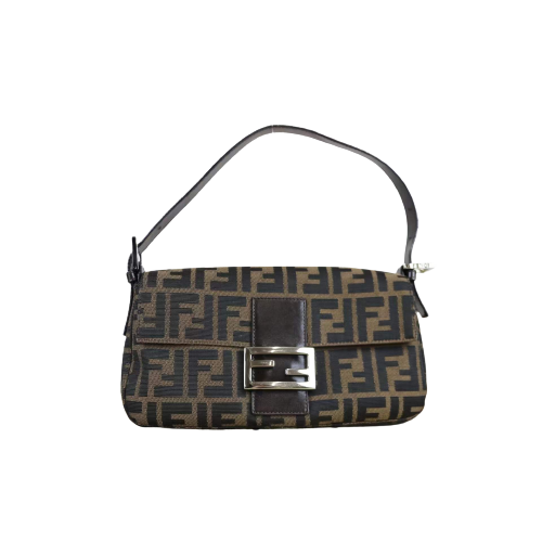 Rank A ｜ FENDI Zucca Mamma Baguette Shoulder Bag ｜040405