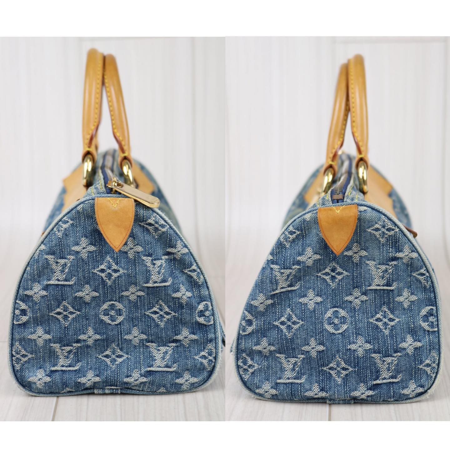 Rank AB ｜     LV Monogram Denim  Handbag    ｜102811