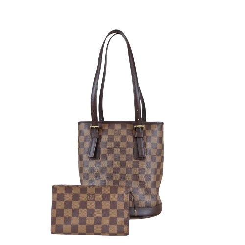 Rank A ｜ LV Damier Petit Bucket PM Tote Bag｜090203