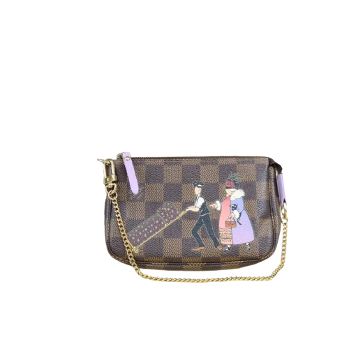 Rank A ｜ LV Damier Mini Pochette Accessoir ｜031710