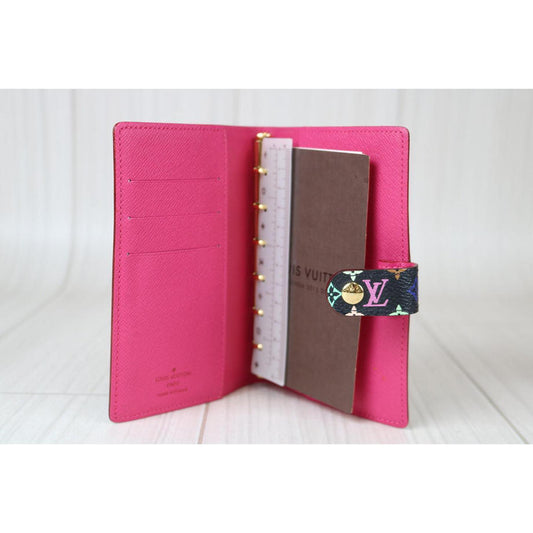 Rank A ｜    LV Multicolor Monogram Agenda PM Notebook Cover    ｜092306