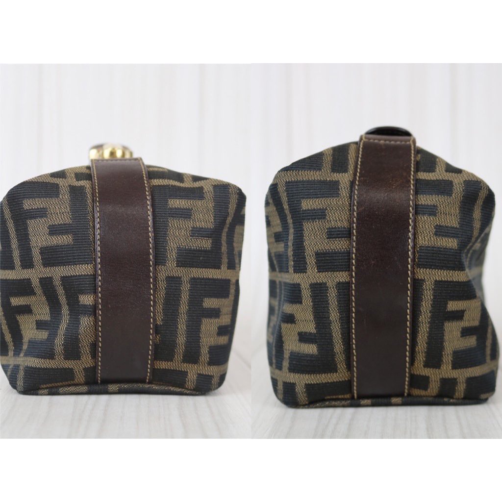 Rank A ｜ FENDI Zucca Handbag ｜080605