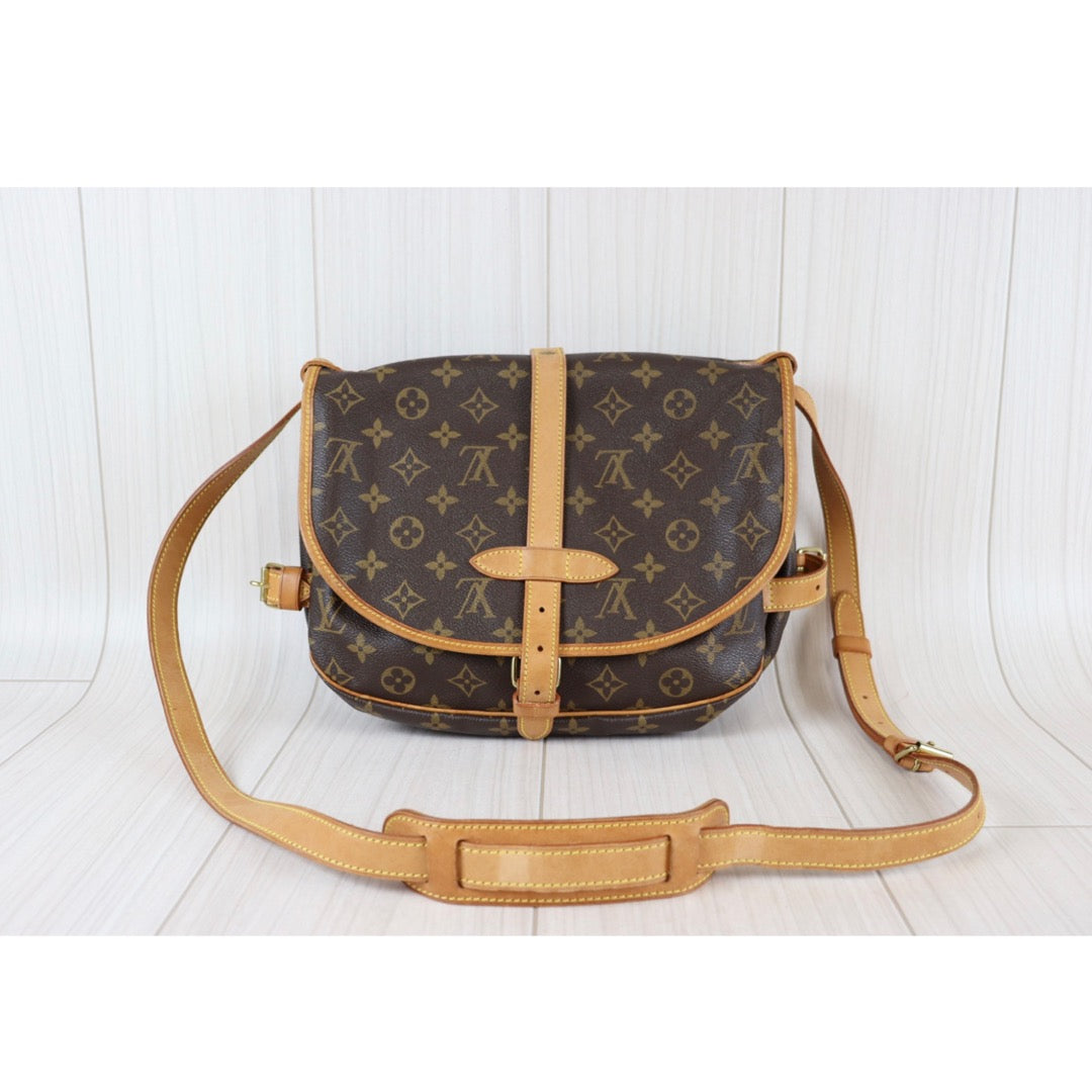 Rank AB｜ LV Monogram Saumur 30 Shoulder Bag｜091406