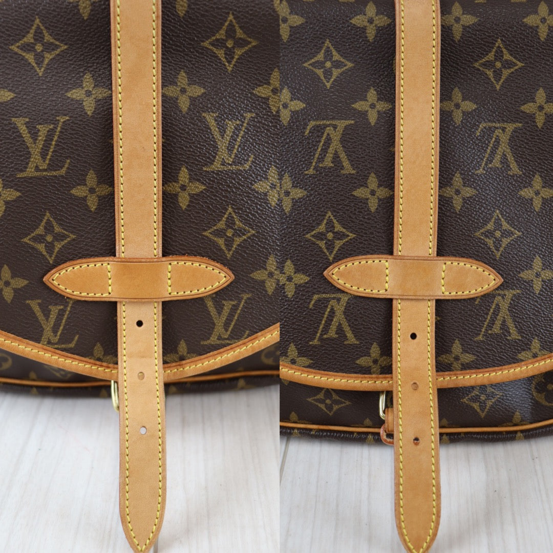 Rank AB｜ LV Monogram Saumur 30 Shoulder Bag｜091406