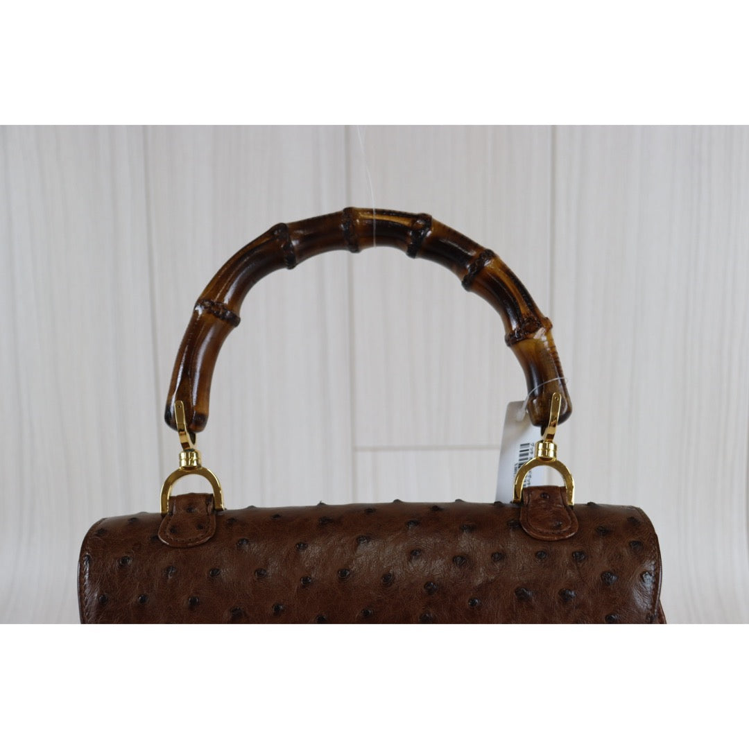 Rank AB ｜ GUCCI 1980s Classic Bamboo Top Handle Bag ｜091615