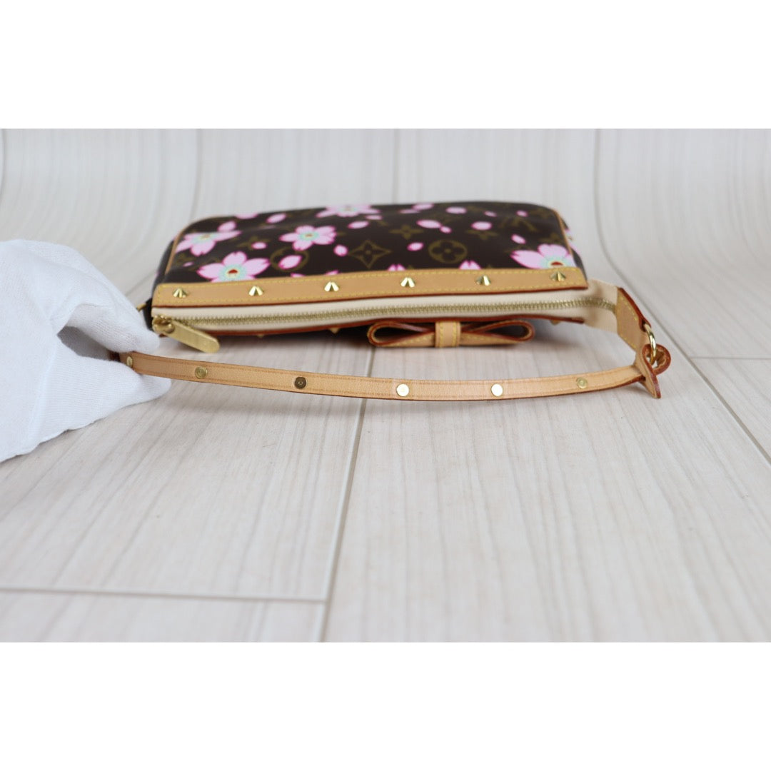 Rank SA ｜ LV Pochette Accessoires Hand Bag Cherry Blossom ｜091506