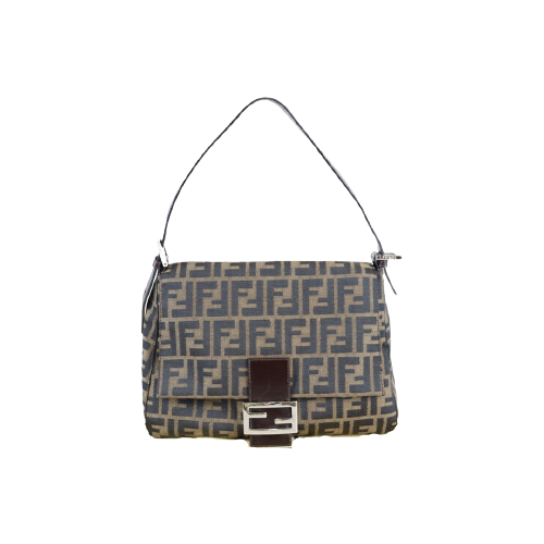 Rank A｜ FENDI Zucca Mamma Baguette Shoulder Bag ｜091904