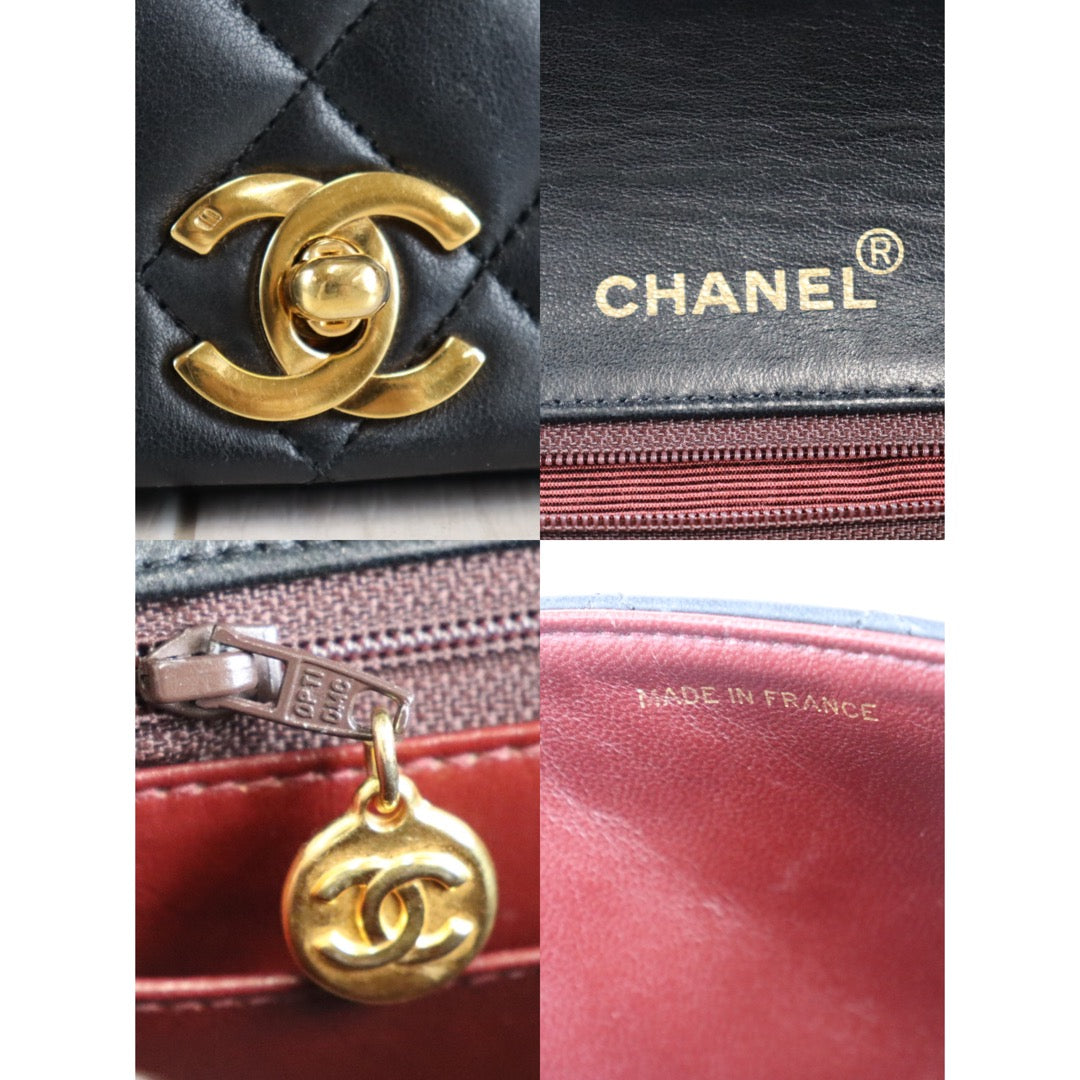 Rank A ｜ CHANEL Vintage Matrasse Lamb Skin Chain Shoulder Bag ｜091906