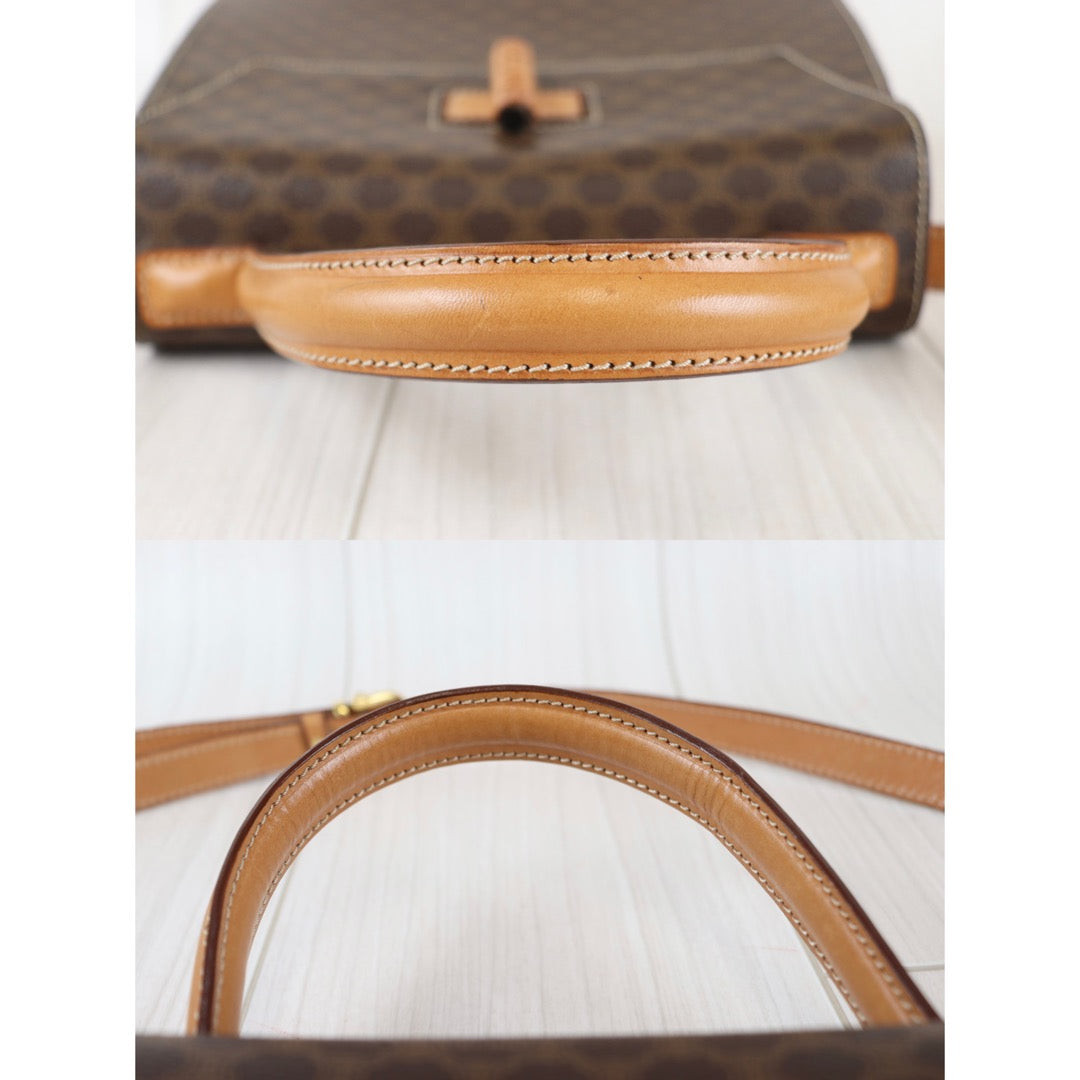 Rank A ｜ CELINE Macadam Shoulder bag ｜092107